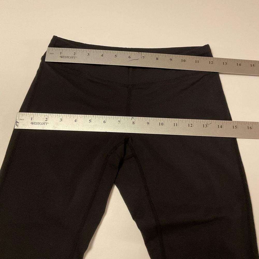 Lucy Workout Leggings, Black Recycled Lucy Performance Leggings Yoga Pants, Sz S - Picture 14 of 16